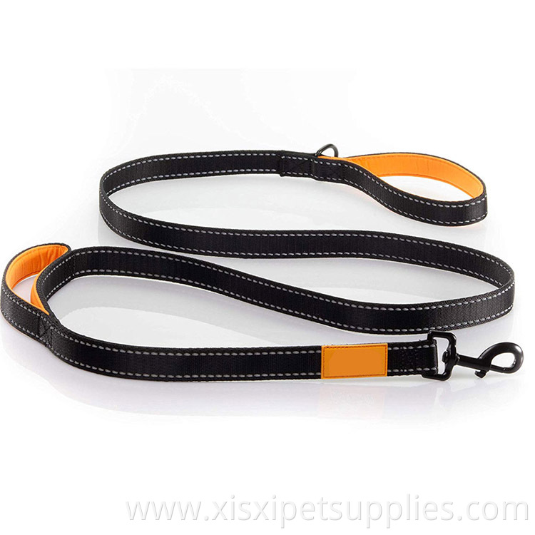 2 Padded Handles Dog Leash - Traffic Control Handle for Extra Control, 6 Foot Long - Perfect Leash for Medium to Large Dogs